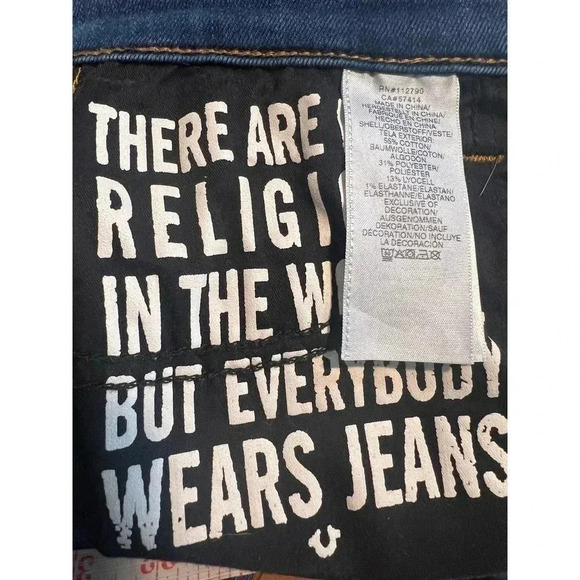 True religion girls denim 30” waist - Picture 4 of 12